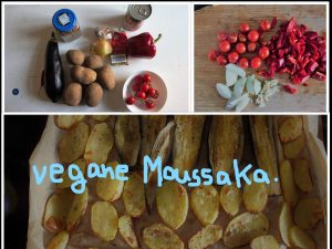 Vegane, griechische Moussaka