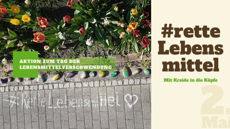 #retteLebensmittel mit foodsharing am 2. Mai 2021